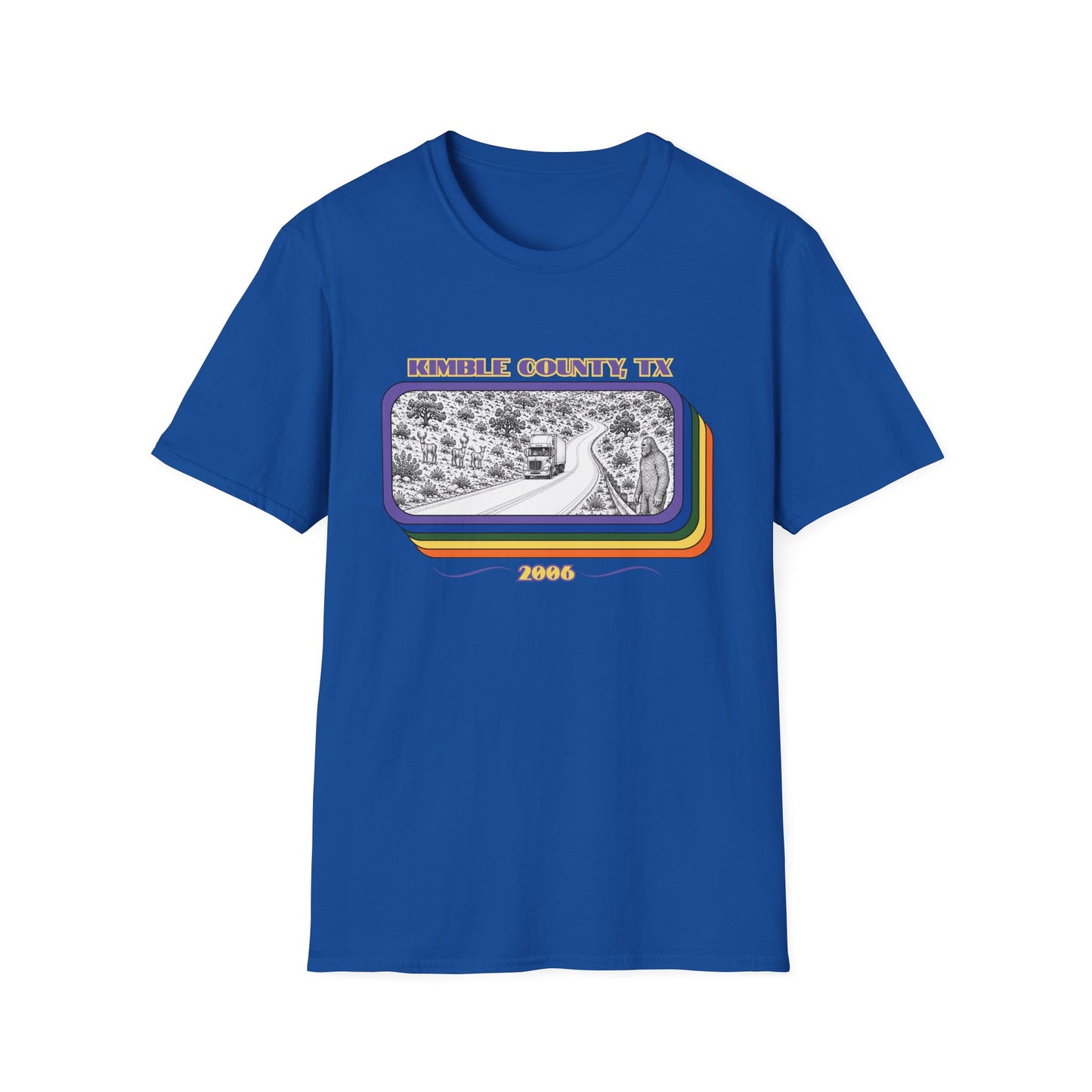 New Year's Bigfoot Sighting Tee - Kimble County, TX Shirt