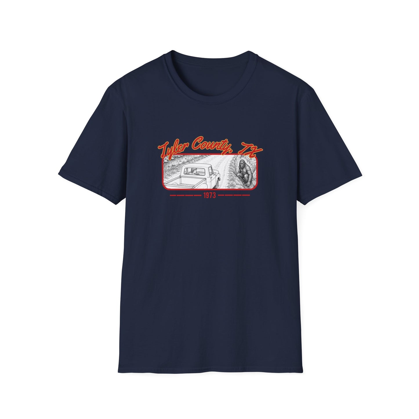 Tyler County, TX 1973 Retro Scenic T-Shirt