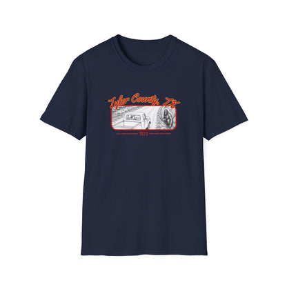 Tyler County, TX 1973 Retro Scenic T-Shirt