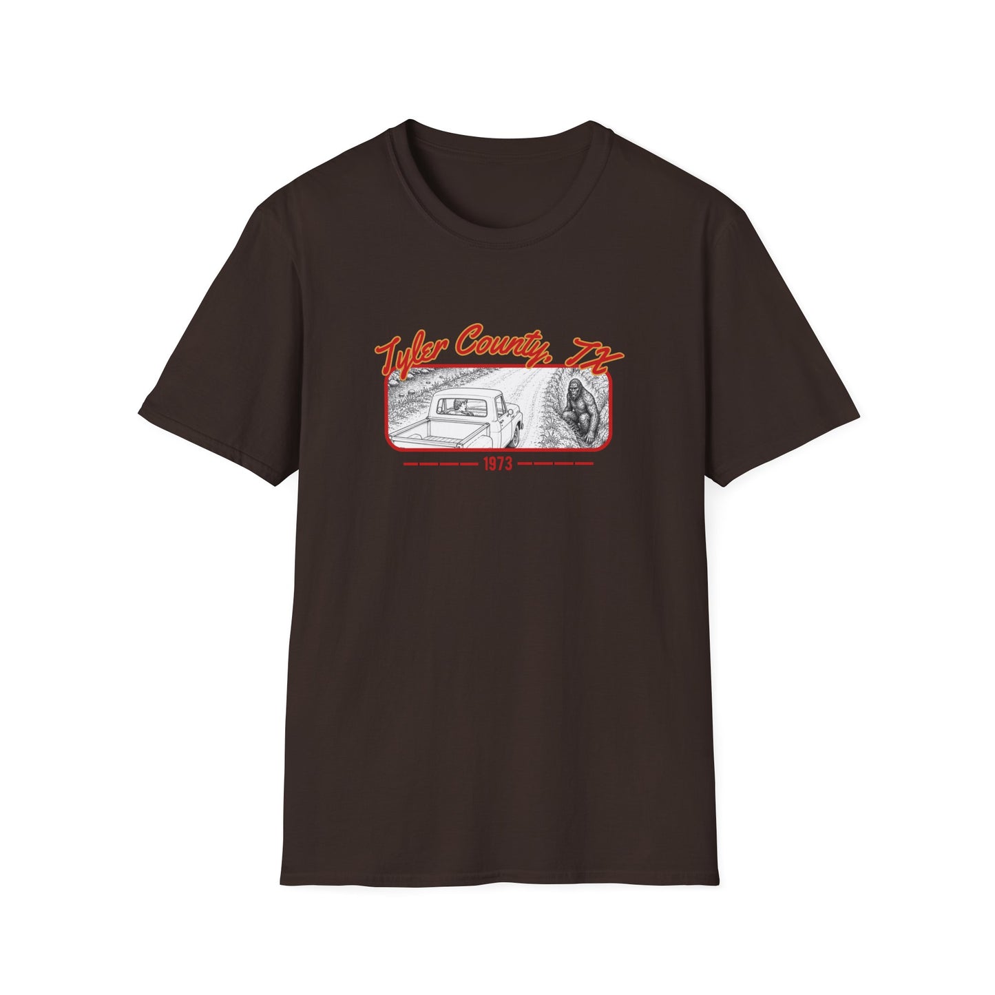 Tyler County, TX 1973 Retro Scenic T-Shirt