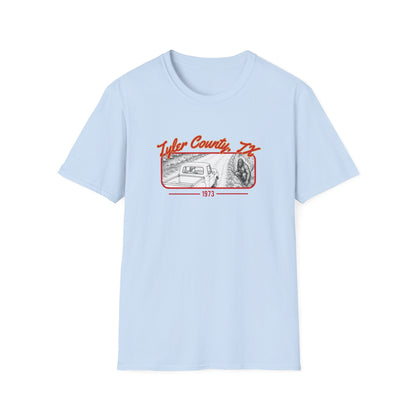 Tyler County, TX 1973 Retro Scenic T-Shirt