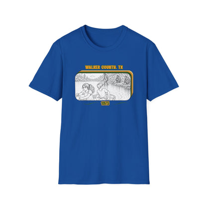 Eyes wide with fear Tee | Huntsville State Park Bigfoot Shirt