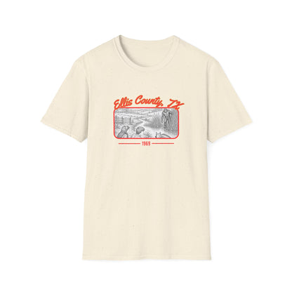 Ellis County, Texas Bigfoot T-Shirt | 1969 Sasquatch Sighting Tee