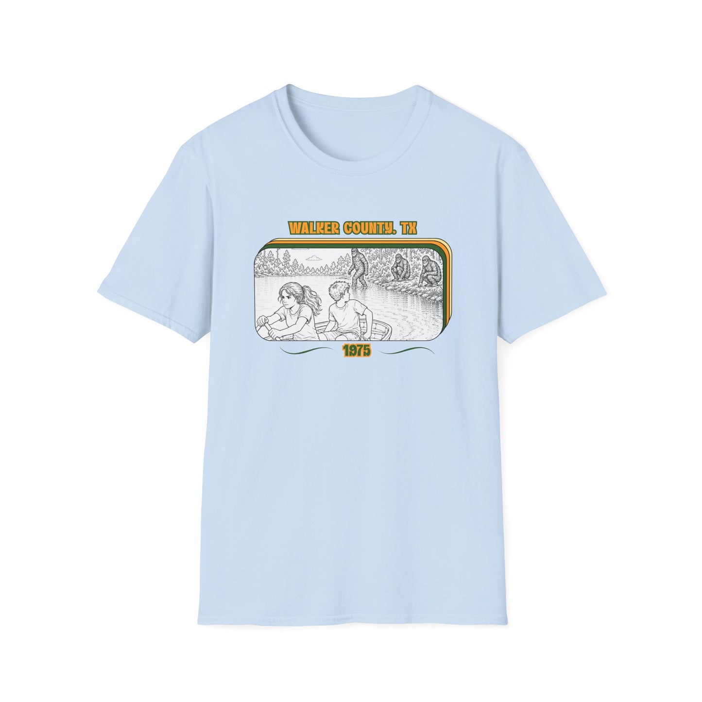 Eyes wide with fear Tee | Huntsville State Park Bigfoot Shirt