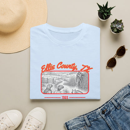 Ellis County, Texas Bigfoot T-Shirt | 1969 Sasquatch Sighting Tee