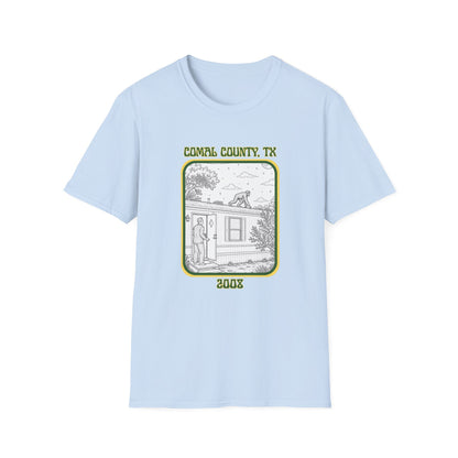 Footsteps on the Roof Tee | New Braunfels Bigfoot Sighting Shirt