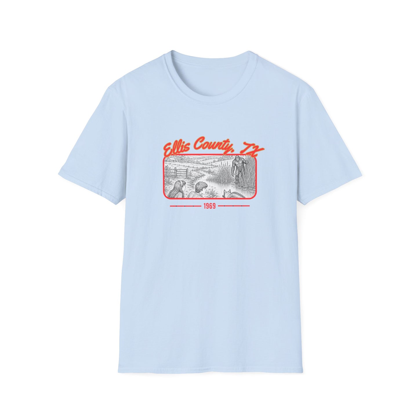 Ellis County, Texas Bigfoot T-Shirt | 1969 Sasquatch Sighting Tee