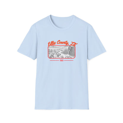 Ellis County, Texas Bigfoot T-Shirt | 1969 Sasquatch Sighting Tee