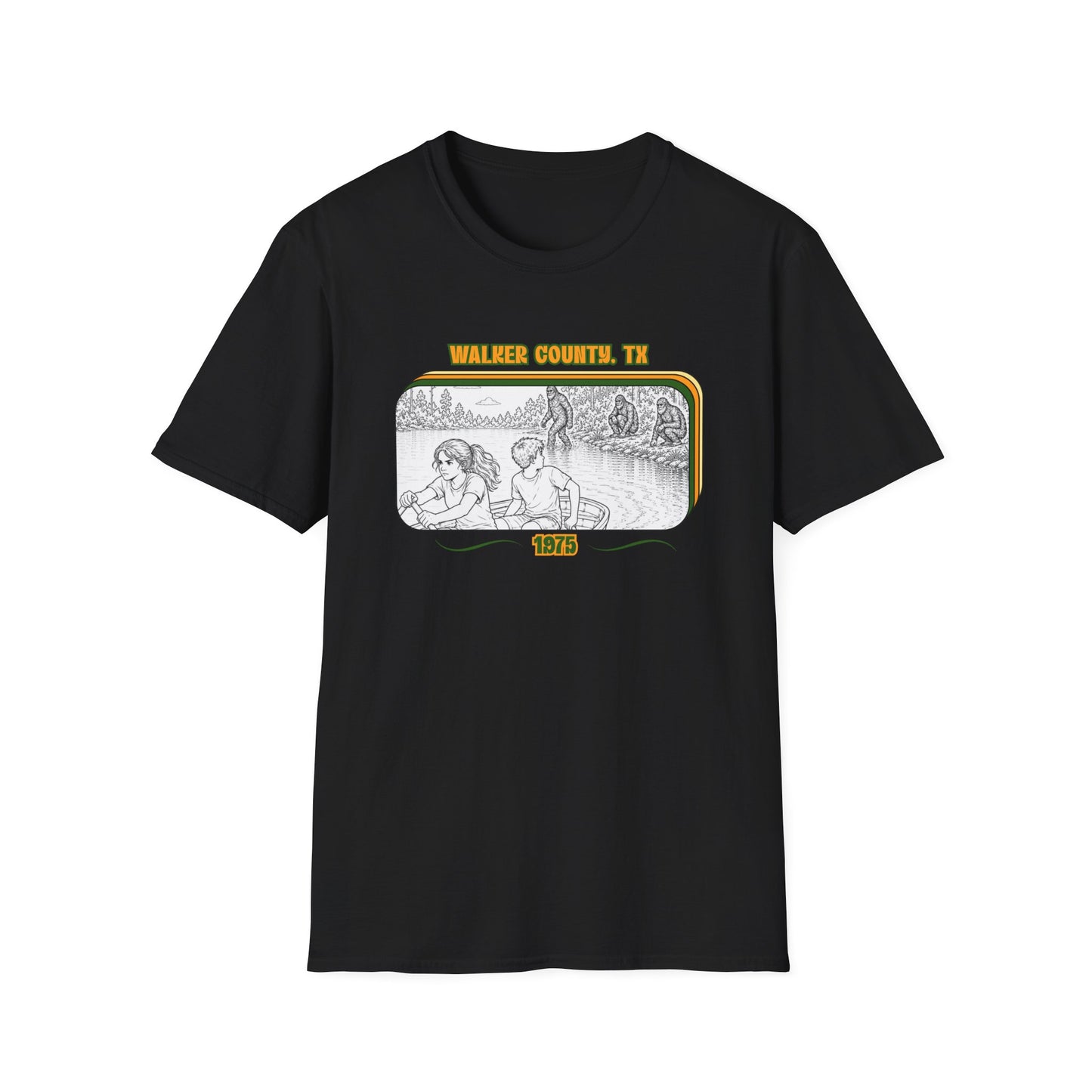 Eyes wide with fear Tee | Huntsville State Park Bigfoot Shirt
