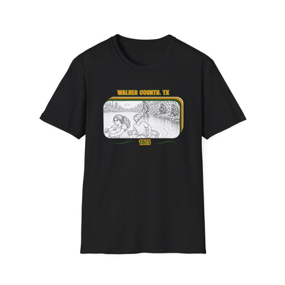 Eyes wide with fear Tee | Huntsville State Park Bigfoot Shirt
