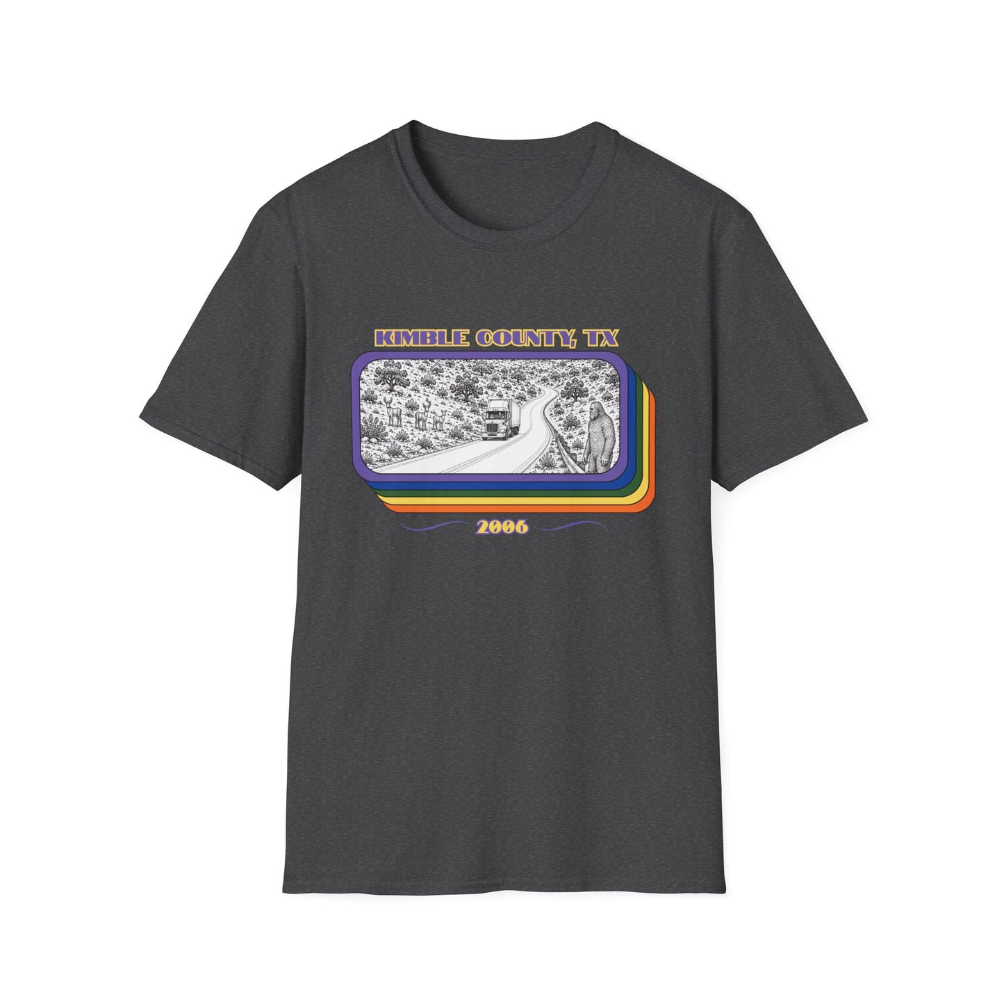 New Year's Bigfoot Sighting Tee - Kimble County, TX Shirt