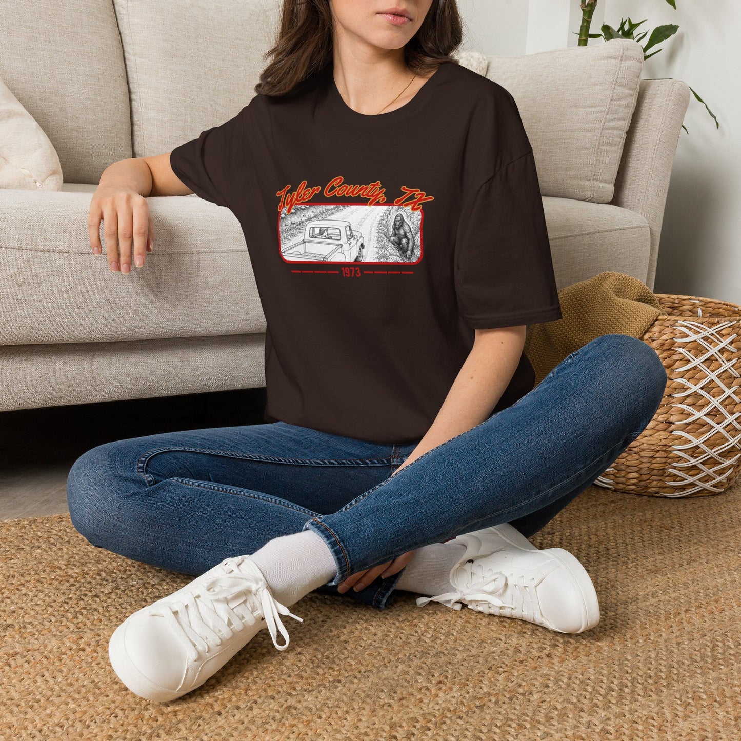 Tyler County, TX 1973 Retro Scenic T-Shirt
