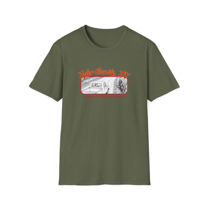 Tyler County, TX 1973 Retro Scenic T-Shirt