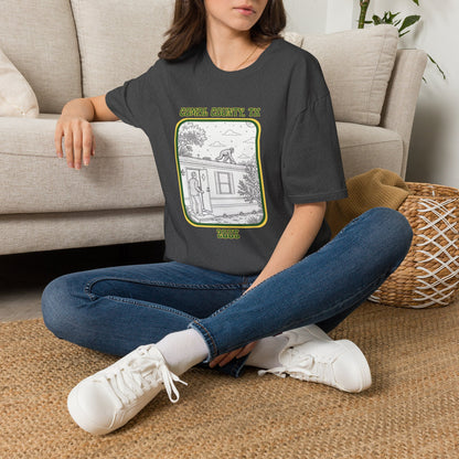 Footsteps on the Roof Tee | New Braunfels Bigfoot Sighting Shirt