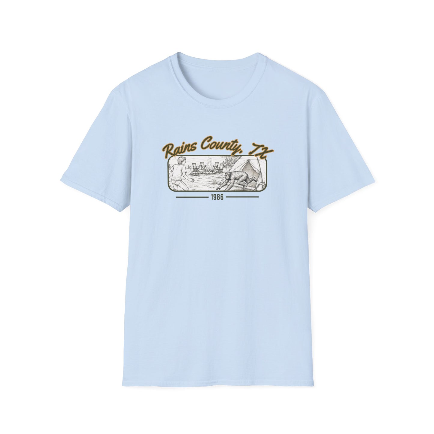 Texas Bigfoot T-shirt - County Legend Series -  Based on Real Experiences