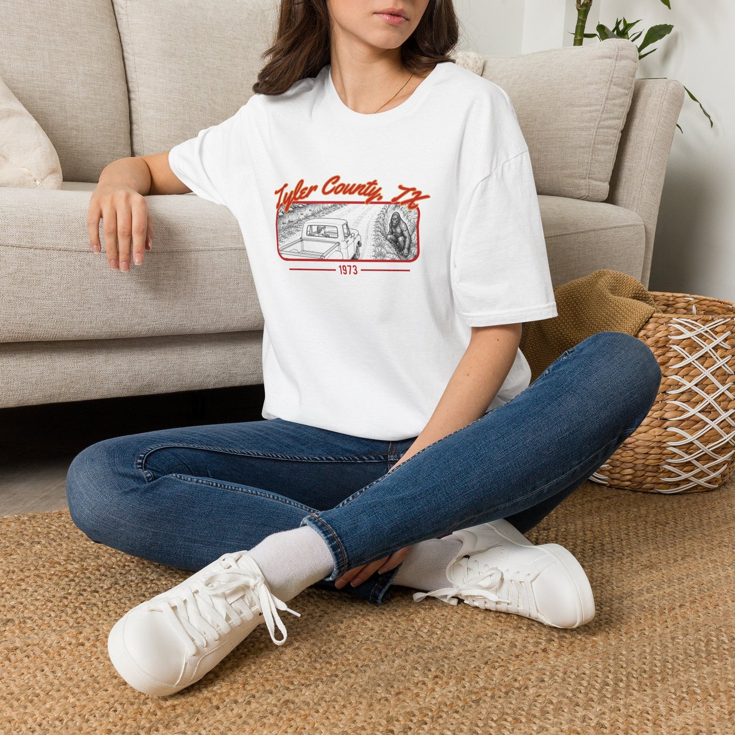 Tyler County, TX 1973 Retro Scenic T-Shirt