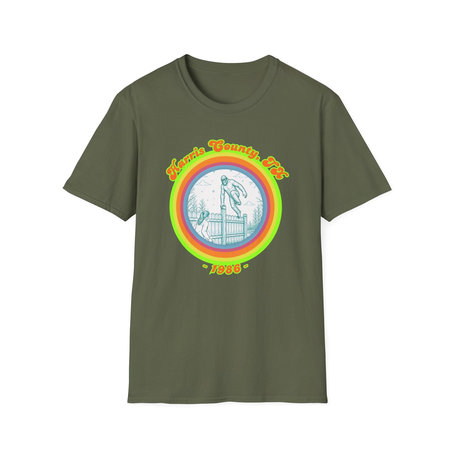 2nd Edition 3 AM Fence Encounter Tee - Harris County Sasquatch Encounter Shirt