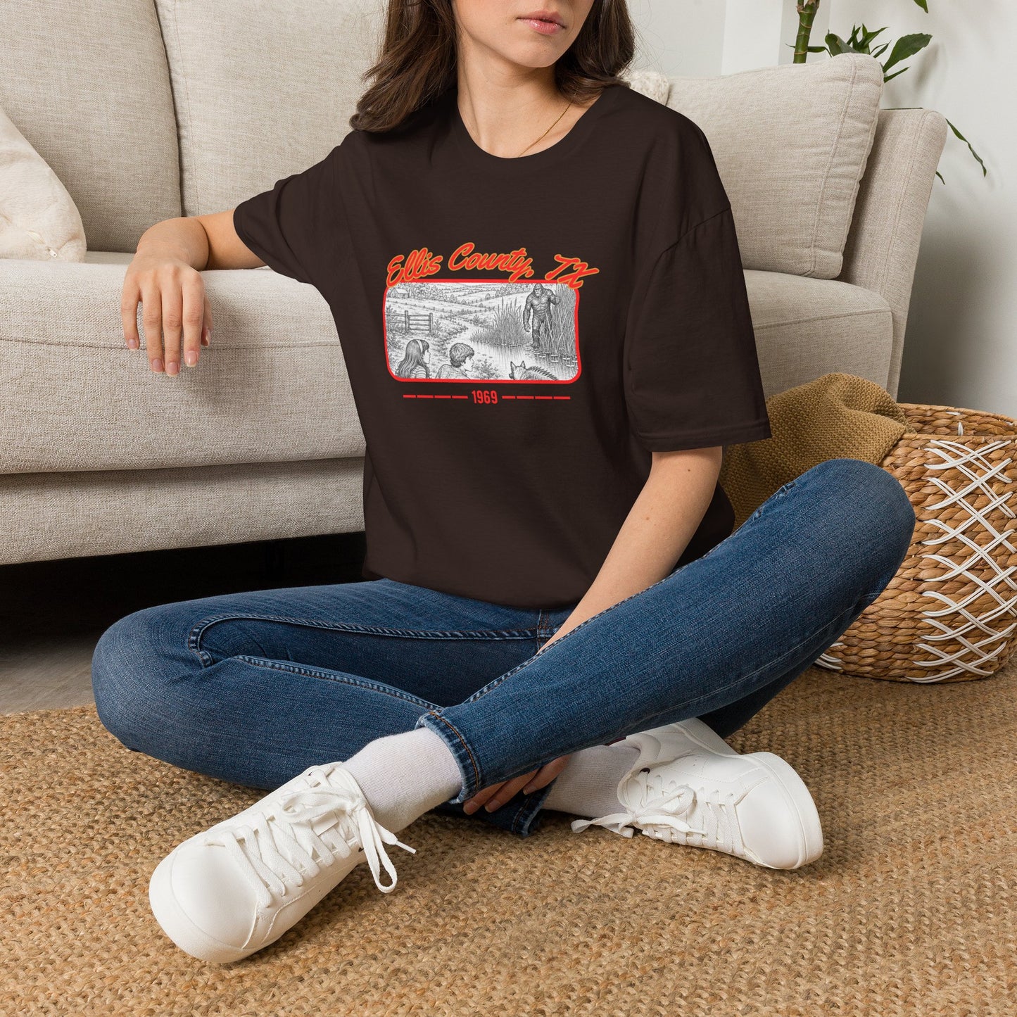 Ellis County, Texas Bigfoot T-Shirt | 1969 Sasquatch Sighting Tee