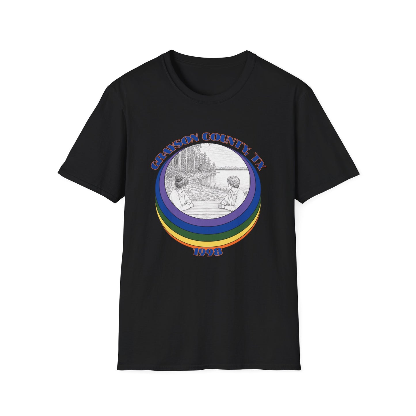 Three Creatures Tee - Grayson County, TX Bigfoot Sighting Shirt