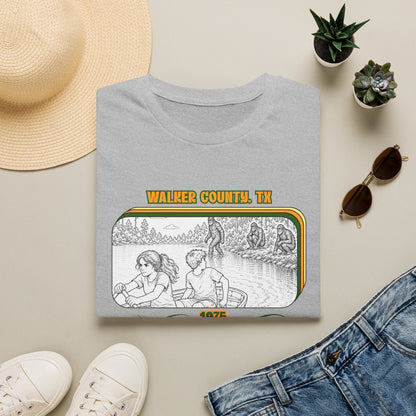 Eyes wide with fear Tee | Huntsville State Park Bigfoot Shirt