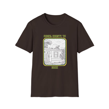 Footsteps on the Roof Tee | New Braunfels Bigfoot Sighting Shirt
