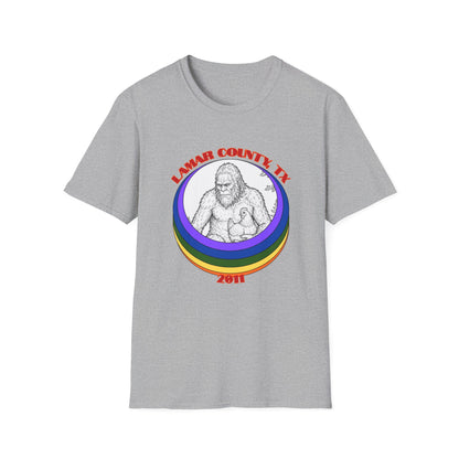 Fence Jumper Bigfoot T-Shirt - Famous Sasquatch Video Tee