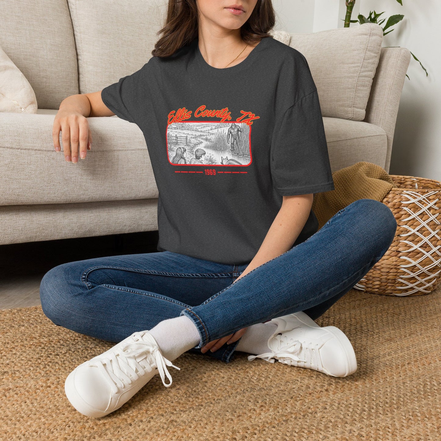 Ellis County, Texas Bigfoot T-Shirt | 1969 Sasquatch Sighting Tee