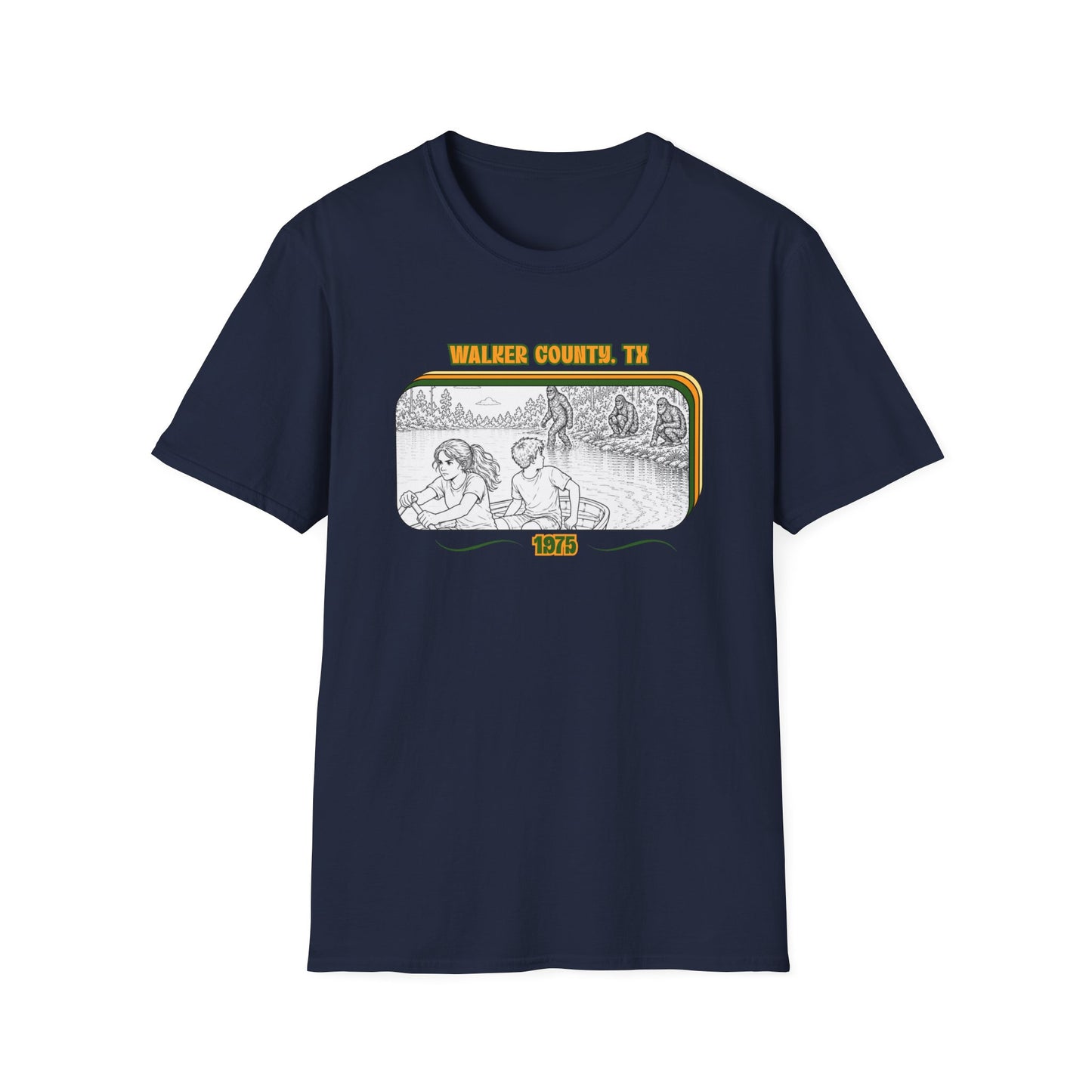 Eyes wide with fear Tee | Huntsville State Park Bigfoot Shirt