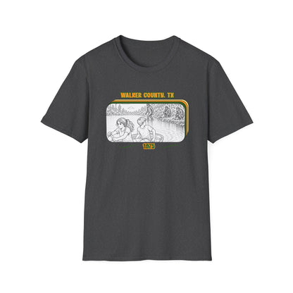 Eyes wide with fear Tee | Huntsville State Park Bigfoot Shirt