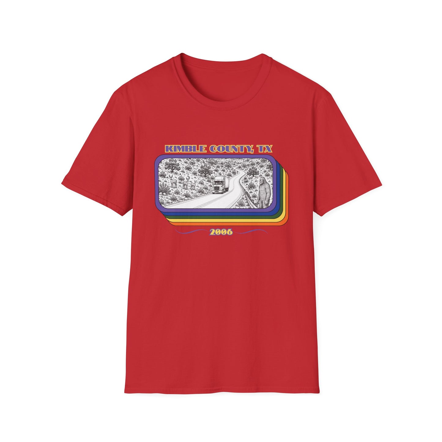 New Year's Bigfoot Sighting Tee - Kimble County, TX Shirt