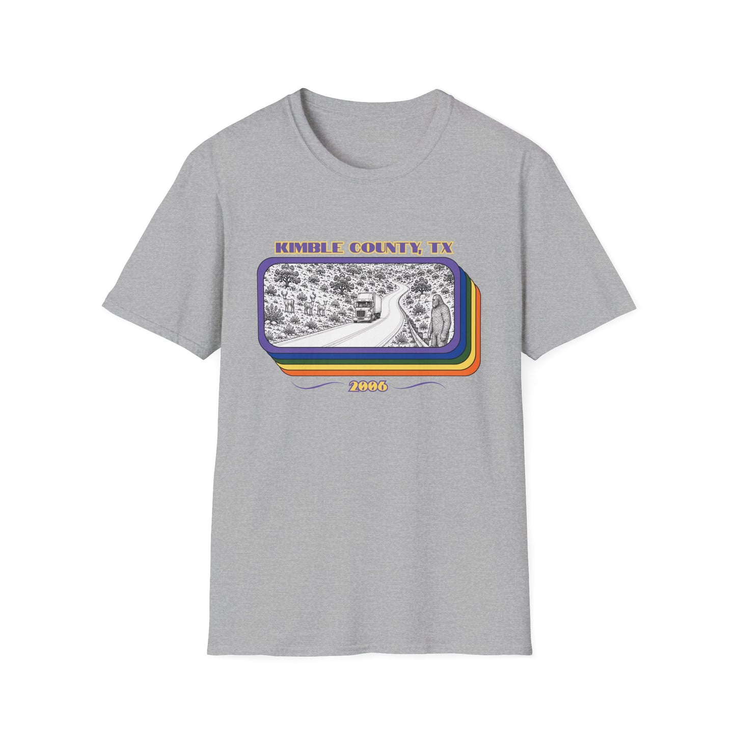 New Year's Bigfoot Sighting Tee - Kimble County, TX Shirt