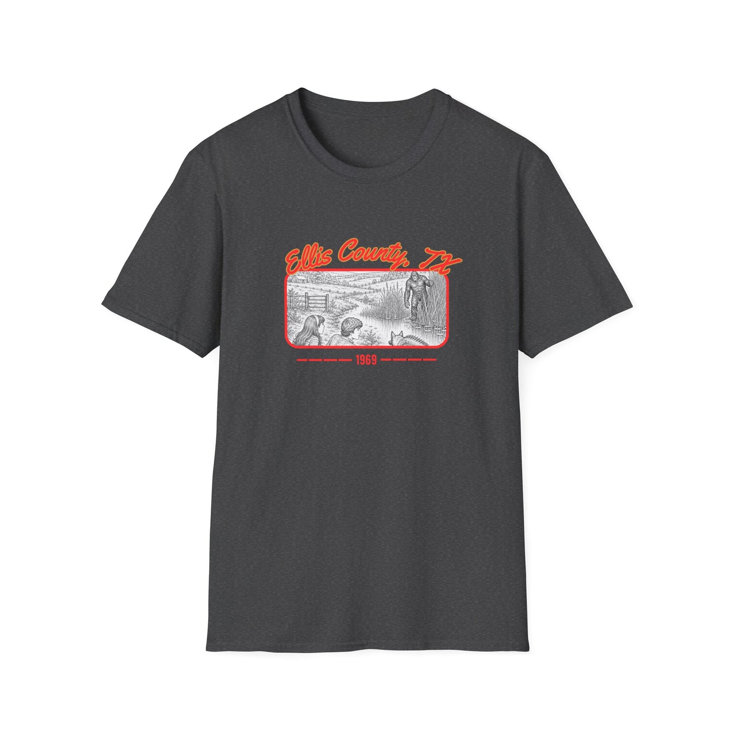 Ellis County, Texas Bigfoot T-Shirt | 1969 Sasquatch Sighting Tee