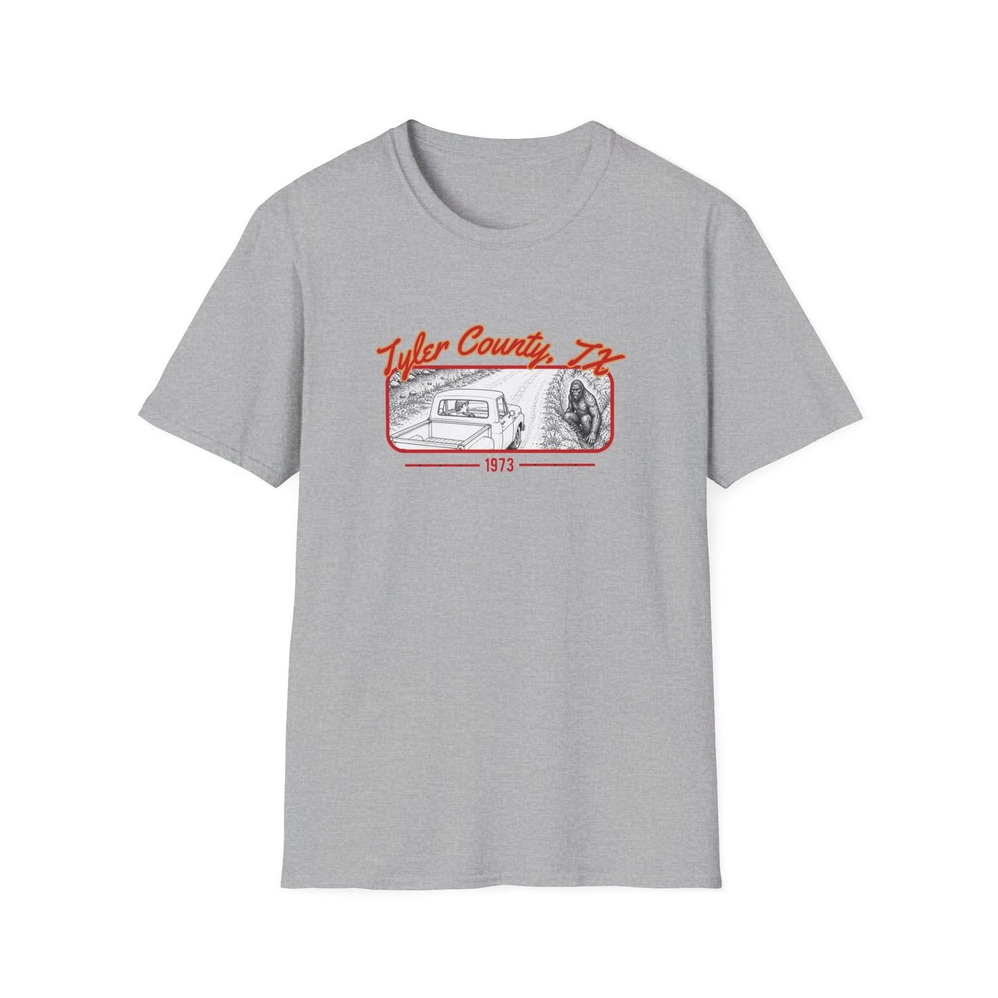 Tyler County, TX 1973 Retro Scenic T-Shirt
