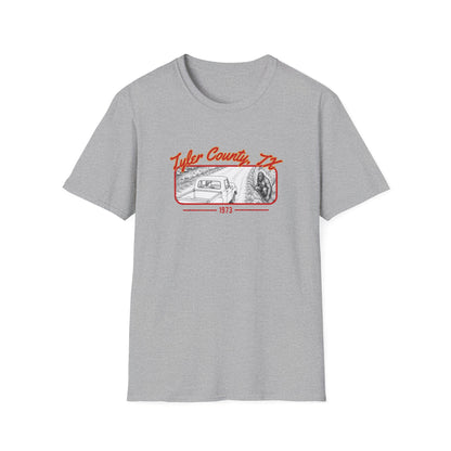 Tyler County, TX 1973 Retro Scenic T-Shirt